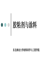 胶黏剂与涂料第六章橡胶型胶粘剂