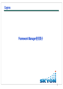 Cognos_Framework使用和实践