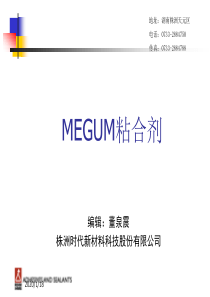 MEGUM胶粘剂