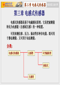 传感技术及应用-3电感式传感器