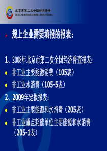 能源统计制度培训非工业能源和水