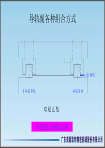 导轨副的安装