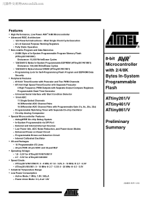 ATTINY261V-10MU中文资料