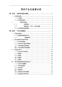 北京某公司TD-SCDMA—桁架三管型通信塔项目产业化可行性