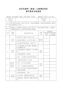 2017年春节前安全检查表