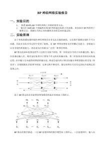 BP神经网络实验报告