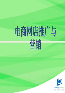 农村电子商务网店推广与营销