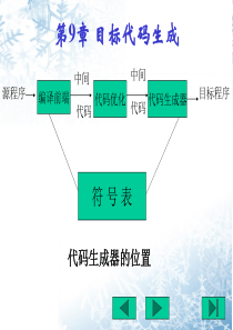 第9章目标代码生成