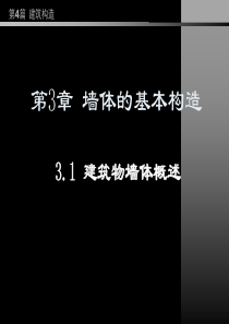 房屋建筑学-同济大学-复习课件-第4篇  第3章 墙体的基本构造b