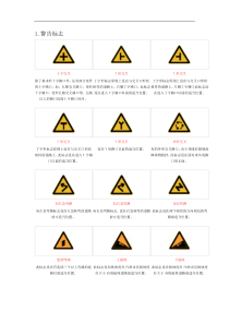 图解各种交通标志交通标线及交通安全施工设置