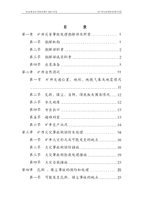 XXXX年矿井灾害预防处理计划(新)