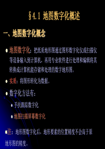 第四章  地图的数字化