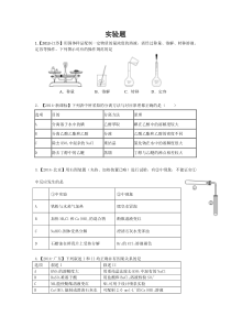 化学实验高考选择题,27道