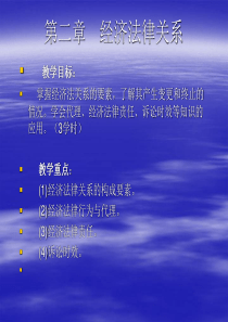 经济法律关系