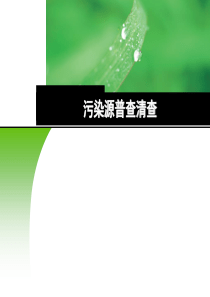 【冶金精品文档】污染源普查清查