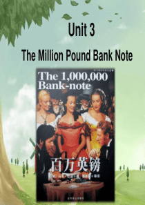 课件The Million Pound Bank  Note