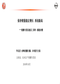 天籁、SUV提升方案