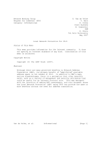 rfc4864.Local Network Protection for IPv6