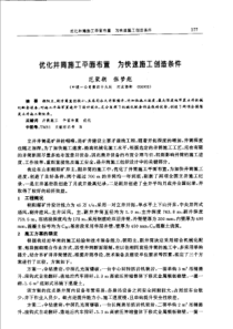 【矿山建设】优化井筒施工平面布宣为快速施工创造条件