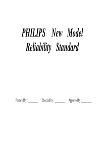 Philips reliability test standard