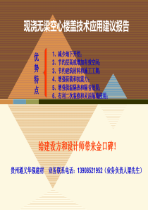 轻质无梁空心楼盖技术应用建议报告