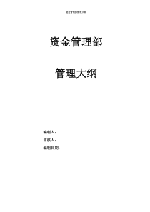 某通信企业资金管理部挂尼龙大纲