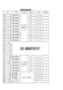 寒假作业安排表二年级123