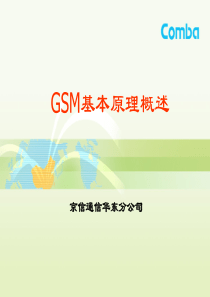 GSM基本原理(部分)