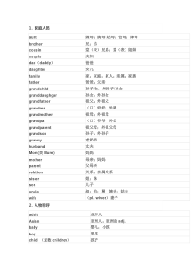 初中中考必备1600单词