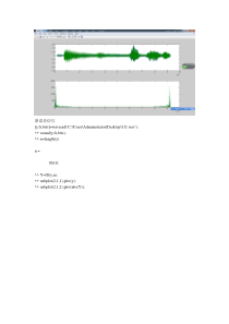 matlab声音信号频谱分析的课程设计