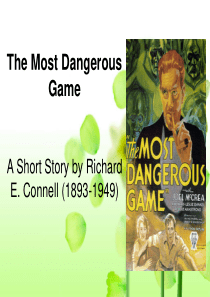 PPT课件：The Most Dangerous Game