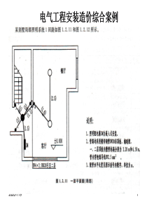 电气工程清单计价综合案例