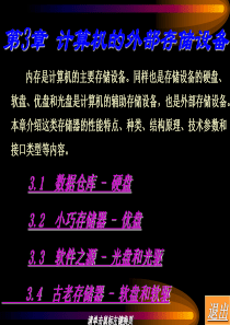 《计算机硬件与维护》课程课件 第三章_磁盘存储器