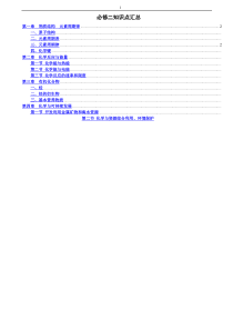 高中化学必修二知识点总结