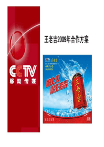 CCTV移动传媒王老吉合作方案