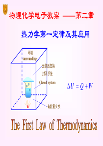 傅献彩第五版物理化学ppt课件02章 热力学第一定律及其应用