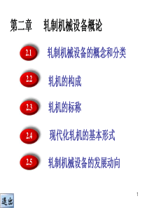 2轧制机械设备概论分析