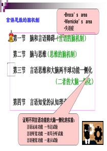 言语与思维的脑机制-生理学心理学全解