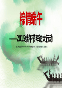 粽情端午2015端午节拜访大行动(16页)