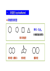 第二章   烷烃和环烷烃