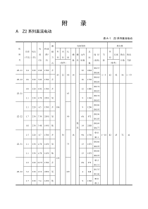 电机绕组参数 附录