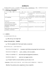 高中名词性从句讲解与练习(包含答案)