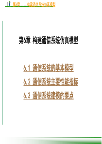 第6章 构建通信系统仿真模型