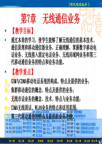 第7章 无线通信业务