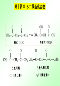 常州大学江苏工业学院有机化学复习考试题及答案第十四章  二羰基化合物