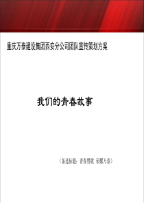 西安某房产公司宣传企划方案