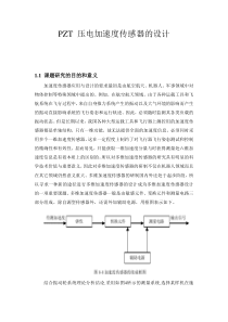 PZT 压电加速度传感器的设计