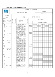 实测实量测量表格