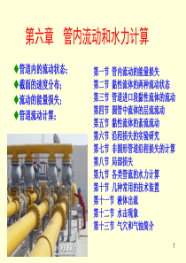 《工程流体力学》第六章管内流动及水力计算解读