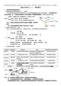 神经调节知识点